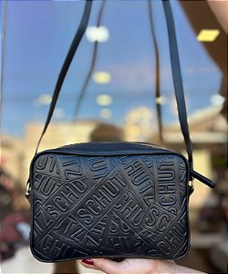 BOLSA MEDIA LATERAL LOGO EM RELEVO SCHUTZ