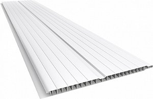 Forro PVC - Branco Frisado Régua c/ 1 metro