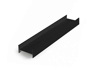 Travessa Perfil para Divisória Eucatex Naval 3000 mm Preto