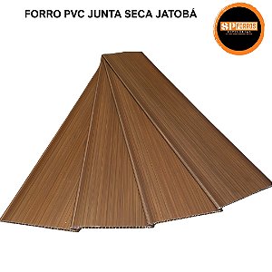 Forro PVC Liso Junta Seca Amadeirado Perfilix – Jatobá
