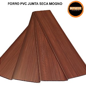 Forro PVC Liso Junta Seca Amadeirado Perfilix – Mogno