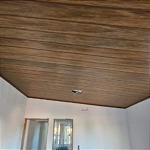 Forro PVC Liso Junta Seca Amadeirado Perfilix – Imbuia