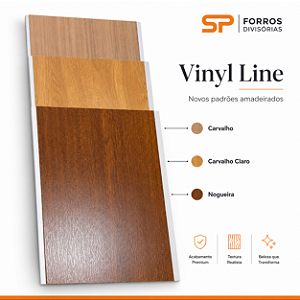 Forro Vinyl Line Madex – PVC Alto Padrão em Réguas de 4m, 5m e 6m