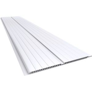 Forro de PVC  8mm x 20cm x 3.00m Branco Gelo madex