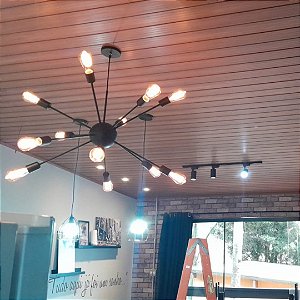 Forro de PVC 8mm x 20cm x 4.00m Nogueira Gigaplast