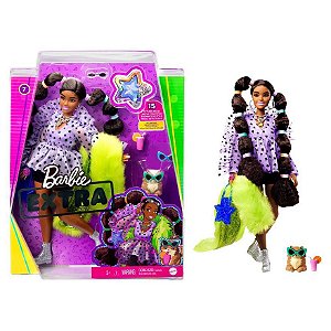 Boneca Barbie Extra Com Acessórios e Mascote - Dream e Boss GRN27