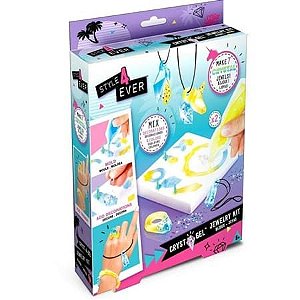Kit Pulseira Cristal Gel Infantil - Fun F0019-0