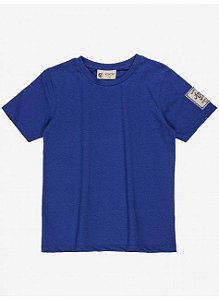 Camiseta Infantil Youccie Básica Azul Royal