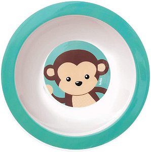 Pratinho Bowl Buba Animal Fun Macaco Verde