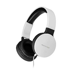 Headphone Dobrável New Fun P2 Multilaser Branco - PH269