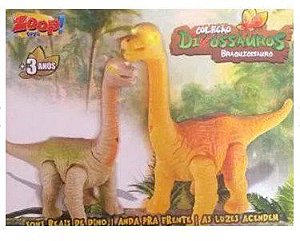 Dinossauro T-Rex Coleção Dinossauro Laranja - Zoop Toys