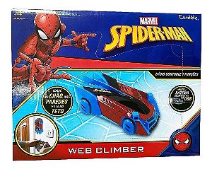 Carro de Controle remoto Spiderman Web Climber