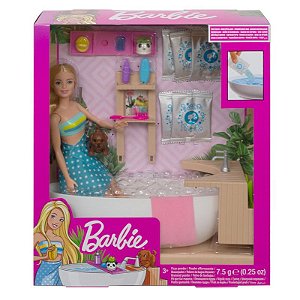 Boneca Barbie Fashion Dia de Praia Com Acessórios - Blanc Toys