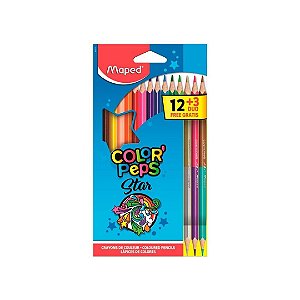 Lápis de Cor Maped Color Pep's C/3 Lápis Duo Cores da Pele