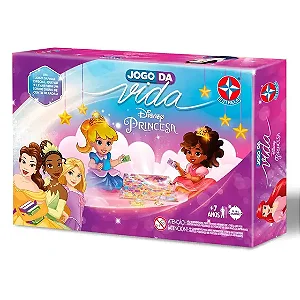 Jogo da Vida Princesas Disney - Blanc Toys - Felicidade em