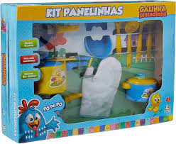 Brinquedo Kit de Panelinhas Galinha Pintadinha