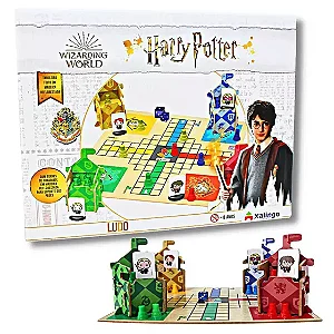 Jogo de Xadrez e Damas Harry Potter - Xalingo