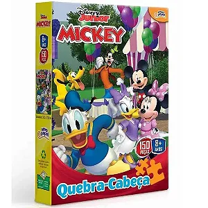 Quebra Cabeça Mickey Grandão 48 Peças Toyster - Bebe Brinquedo