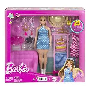 Boneca Barbie O Filme Conjunto de Estilista e Armario Sortidos