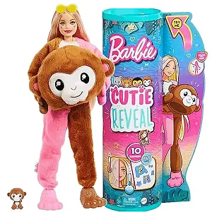 Boneca Barbie Color Reveal Cutie Selva Sortidas