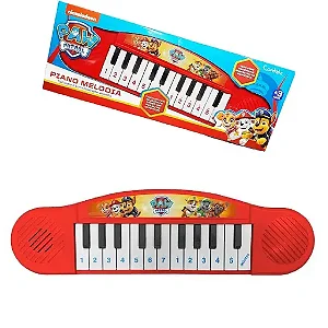 Piano Melodia Patrulha Canina - Blanc Toys - Felicidade em brinquedos