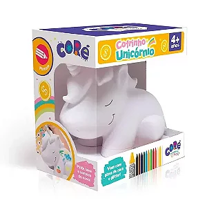 Meu Primeiro Cofrinho Unicórnio Para Colorir