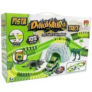 Pista Dinossauro Track Com Tunel
