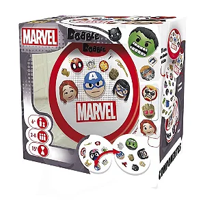 Jogo de Cartas Dobble Marvel Emoji