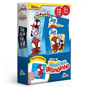 Spider Man - Jogo de memória - Toyster Brinquedos - Toyster