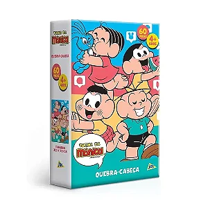 Quebra-Cabeça Puzzle Turma da Mônica 60 Peças