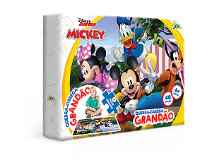 Quebra-Cabeça Grandão Mickey Mouse 48 Peças