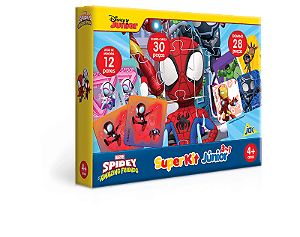 Jogo do Spidey Super Kit Junior 3 em 1 Disney