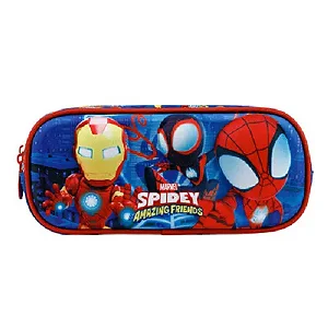 Estojo Duplo Escolar Spidey R