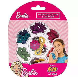 Kit Miçangas Barbie Colares Coloridos