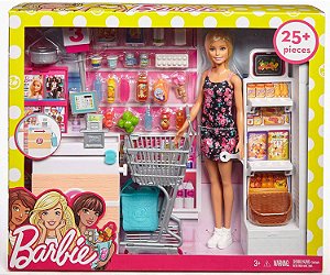 Boneca Barbie Supermercado De Luxo