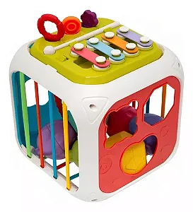 Brinquedo Infantil Cubo de Atividades 7 Em 1