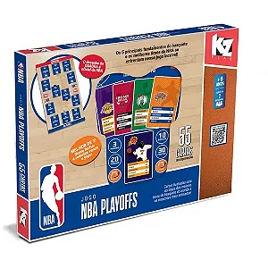 Jogo De Tabuleiro Basquete NBA Playoffs 55 Cards