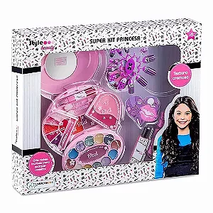 Kit Maquiagem Infantil My Style Beauty Super Kit Princesa