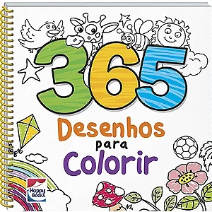 Livro 365 Desenhos Para Colorir Branco