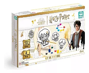 Kit De Pintura Harry Potter Em Madeira