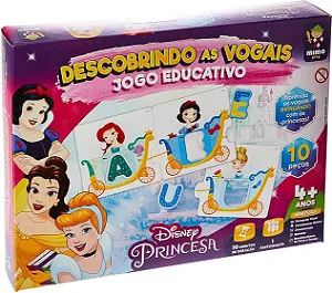 Jogo Educativo Disney Descobrindo As Vogais Princesas