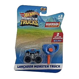 Hot Wheels Mini Lancador Monstrer Truck Sortidos