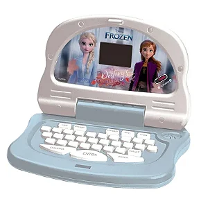 Laptop Infantil Educativo Frozen Magic Tech Bilíngue