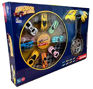 Lançador de Carro c/ 08 Carrinhos