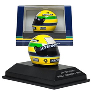 Miniatura Capacete Ayrton Senna - Minichamps