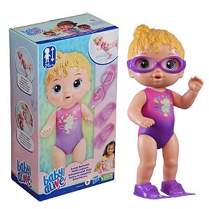 Boneca Baby Alive Loira de Piscina