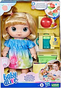 Boneca Baby Alive Hora do Suco Loira