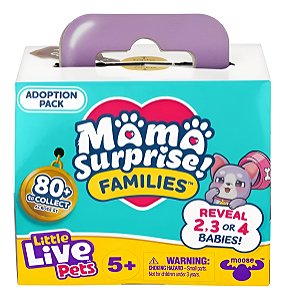 Playset E Mini Figura Little Live Pets Mama Surprise F0219-0 - Sortido