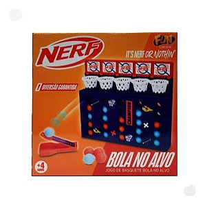 Jogo De Ação - Nerf - Basquete Bola No Alvo - F0144-7