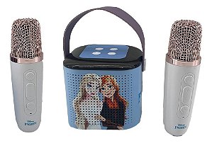 Caixa De Som Bluetooth Karaokê Infantil Frozen - Candide